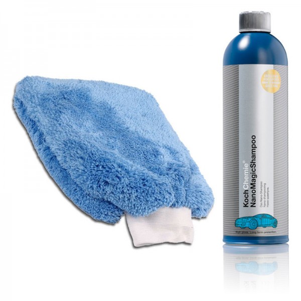 Wasch Set - Nano Magic Shampoo & Monster Mitt Waschhandschuh