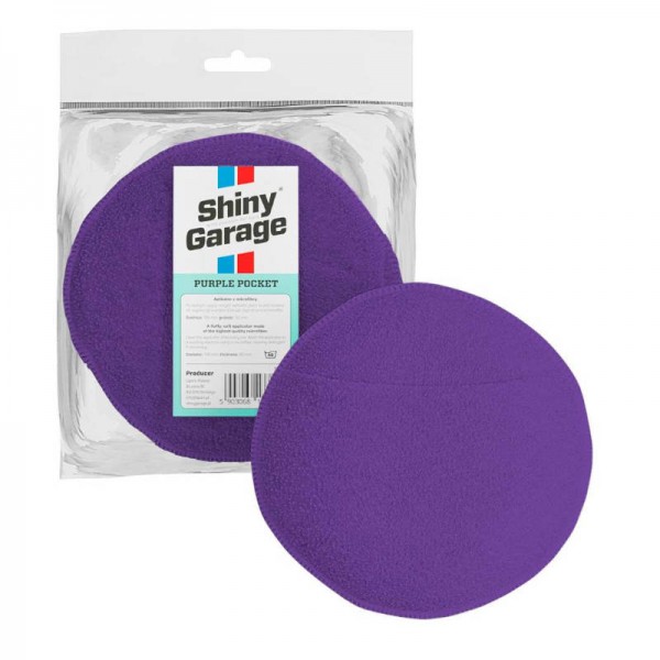 Shiny Garage Purple Pocket Mikrofaser Applikator violett