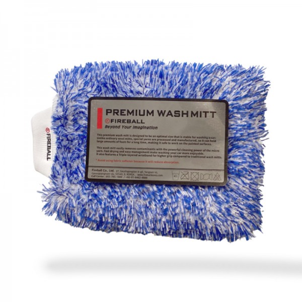 Fireball Premium Wash MITT Mikrofaser Waschhandschuh