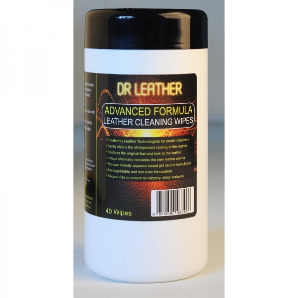 Dr. Leather Advanced Leather Wipes 40 Wipes