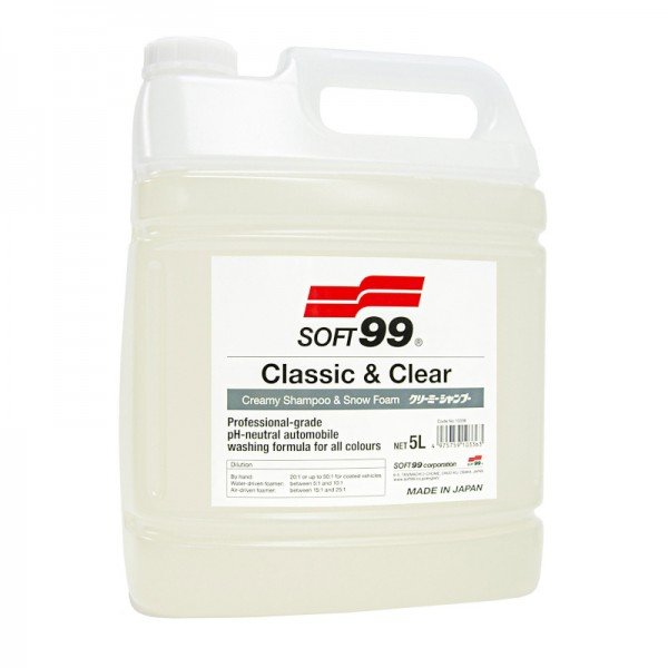 Soft99 Classic & Clear Shampoo Creamy Shampoo&Snow 5L